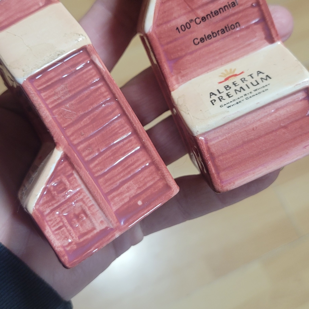 Alberta Premium Centennial Celebration Collectible Salt and Pepper Shakers